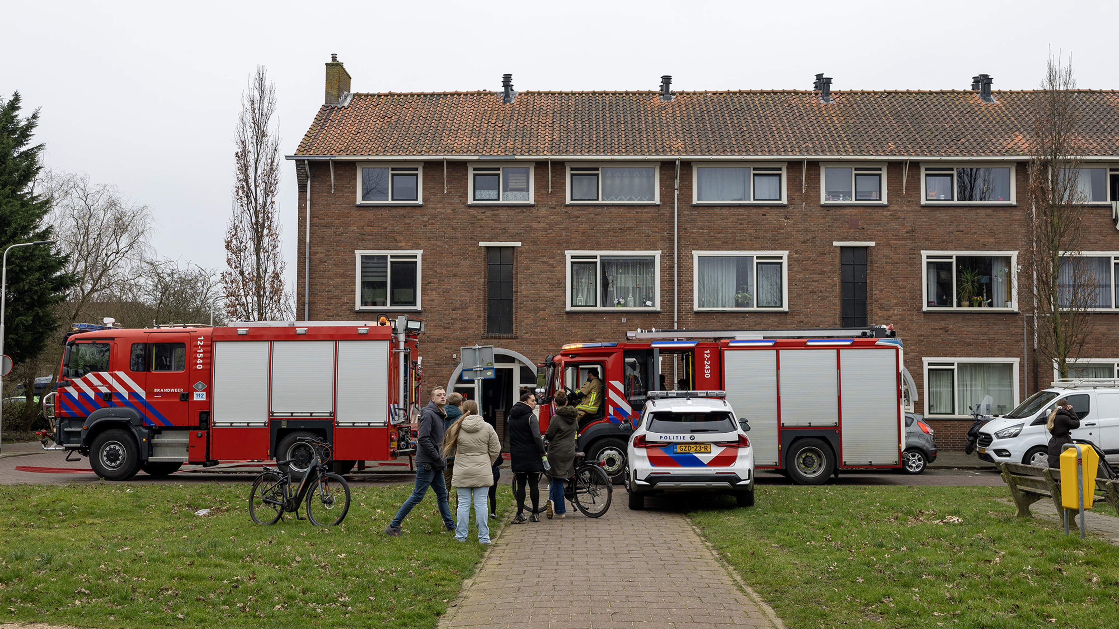 No fire in house, but comfort bear for toddler