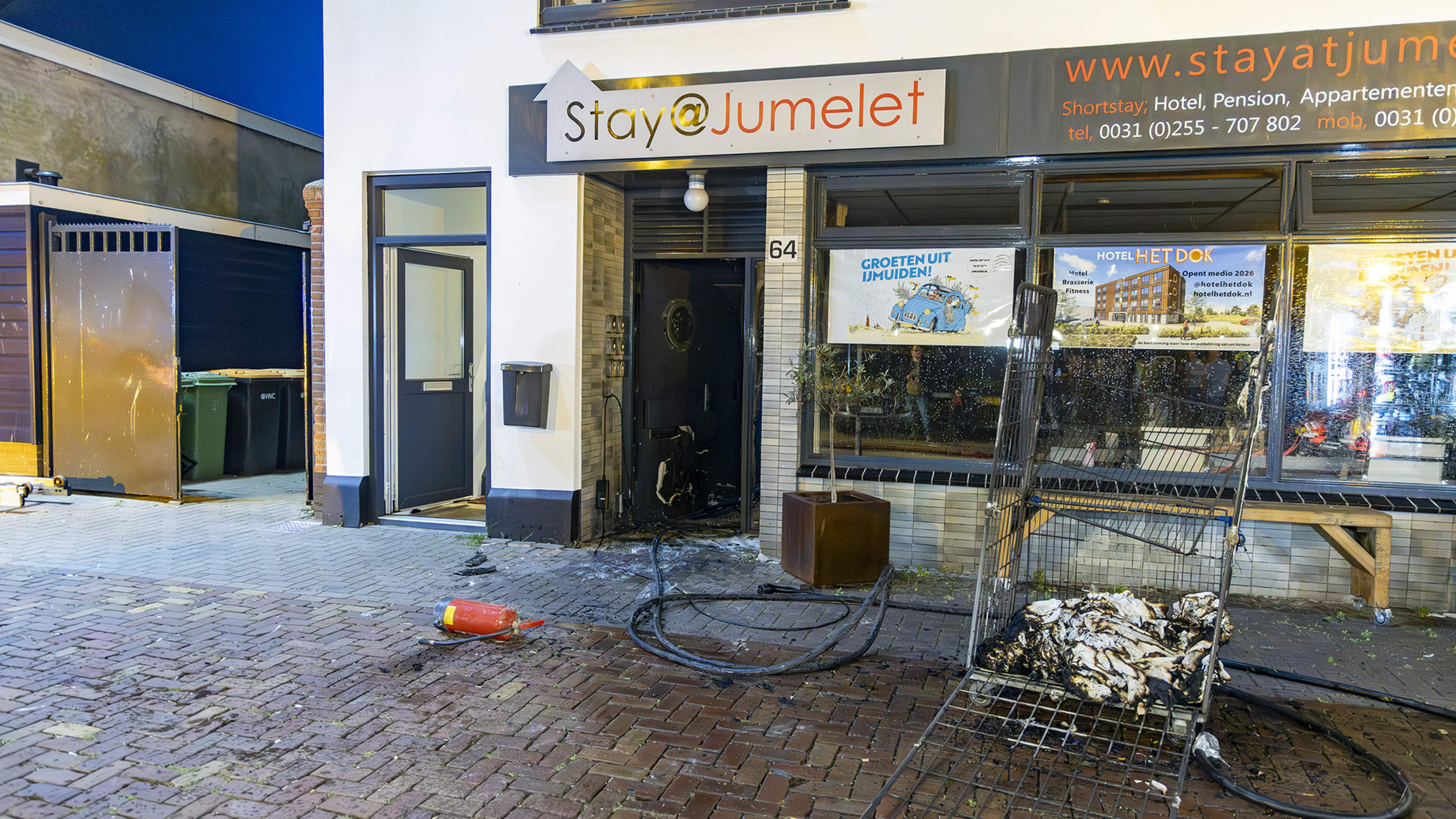 3.5-year prison sentence demanded for arson at Stay@Jumelet in IJmuiden; Prosecutor: 'Life-threatening situation that could have resulted in deaths and injuries'