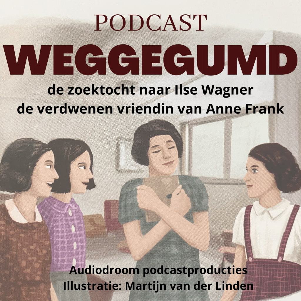 Lezing over de vriendin van Anne Frank. Podcastmakers naar Het Terras