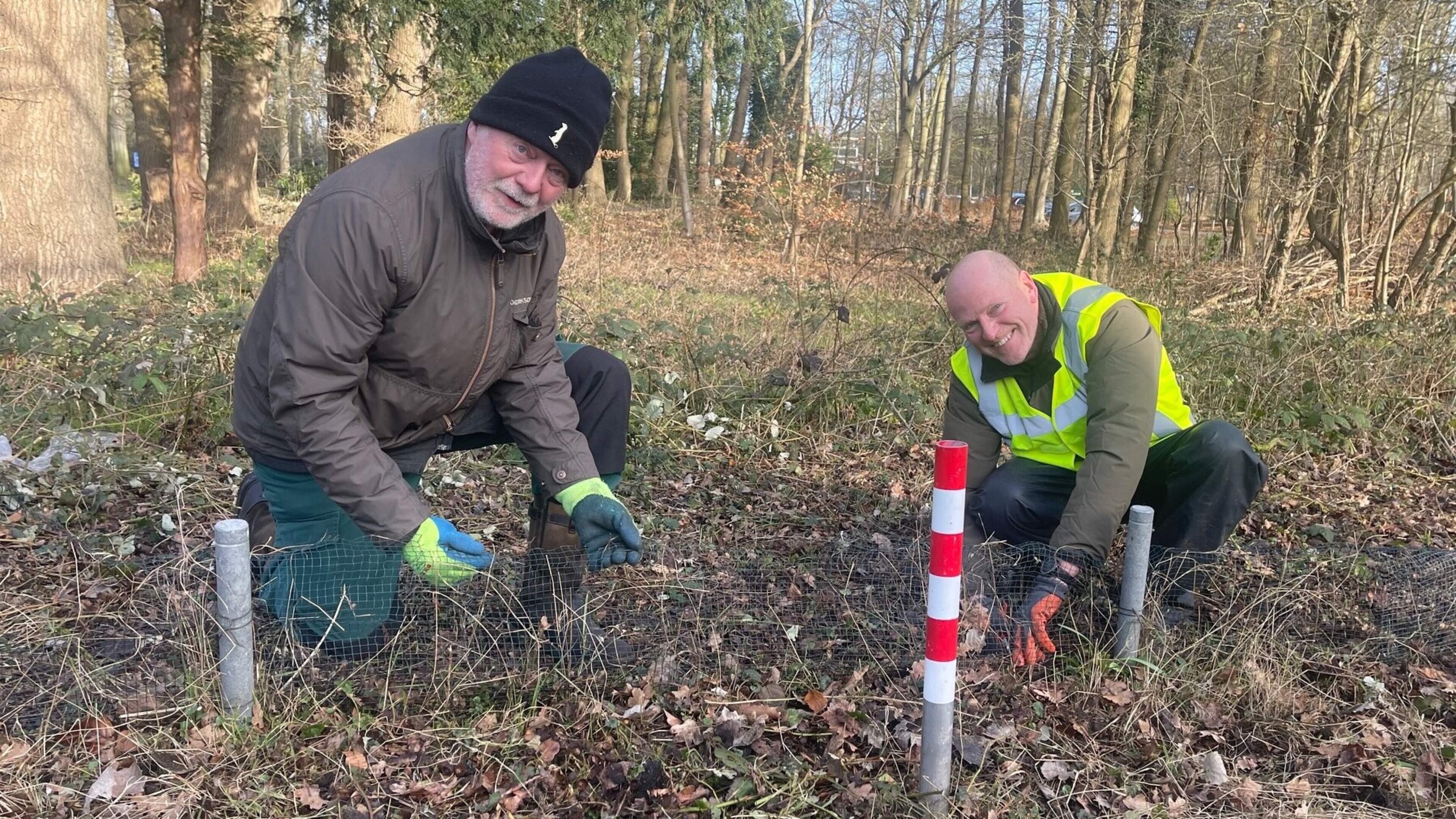 Fred helps toads and salamanders cross safely. 'Just after sunset is rush hour. We want as few road casualties as possible'