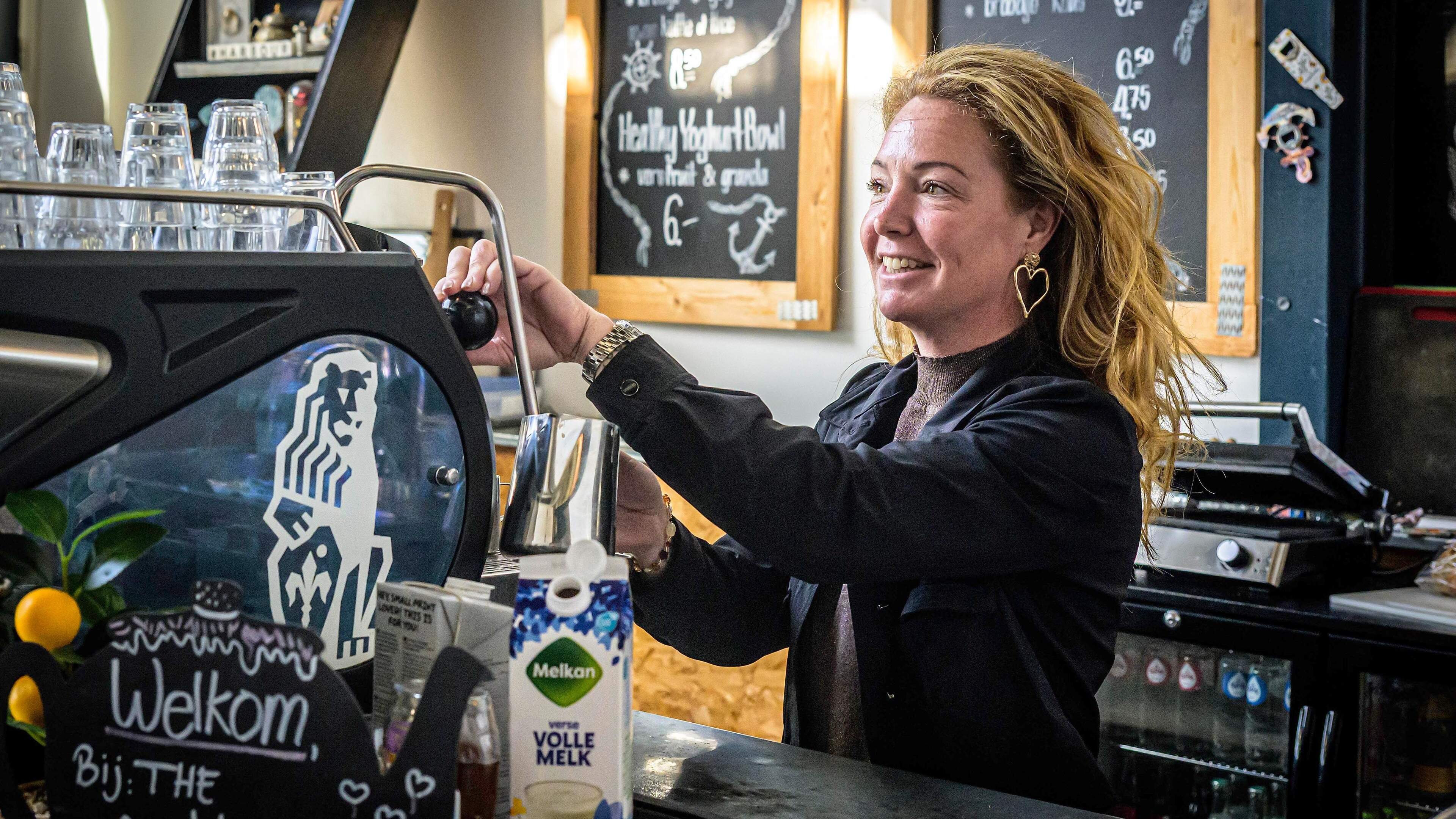 You can visit Cindy for coffee every day: ‘Mr. Espresso comes by every day and always sits at the long table’
