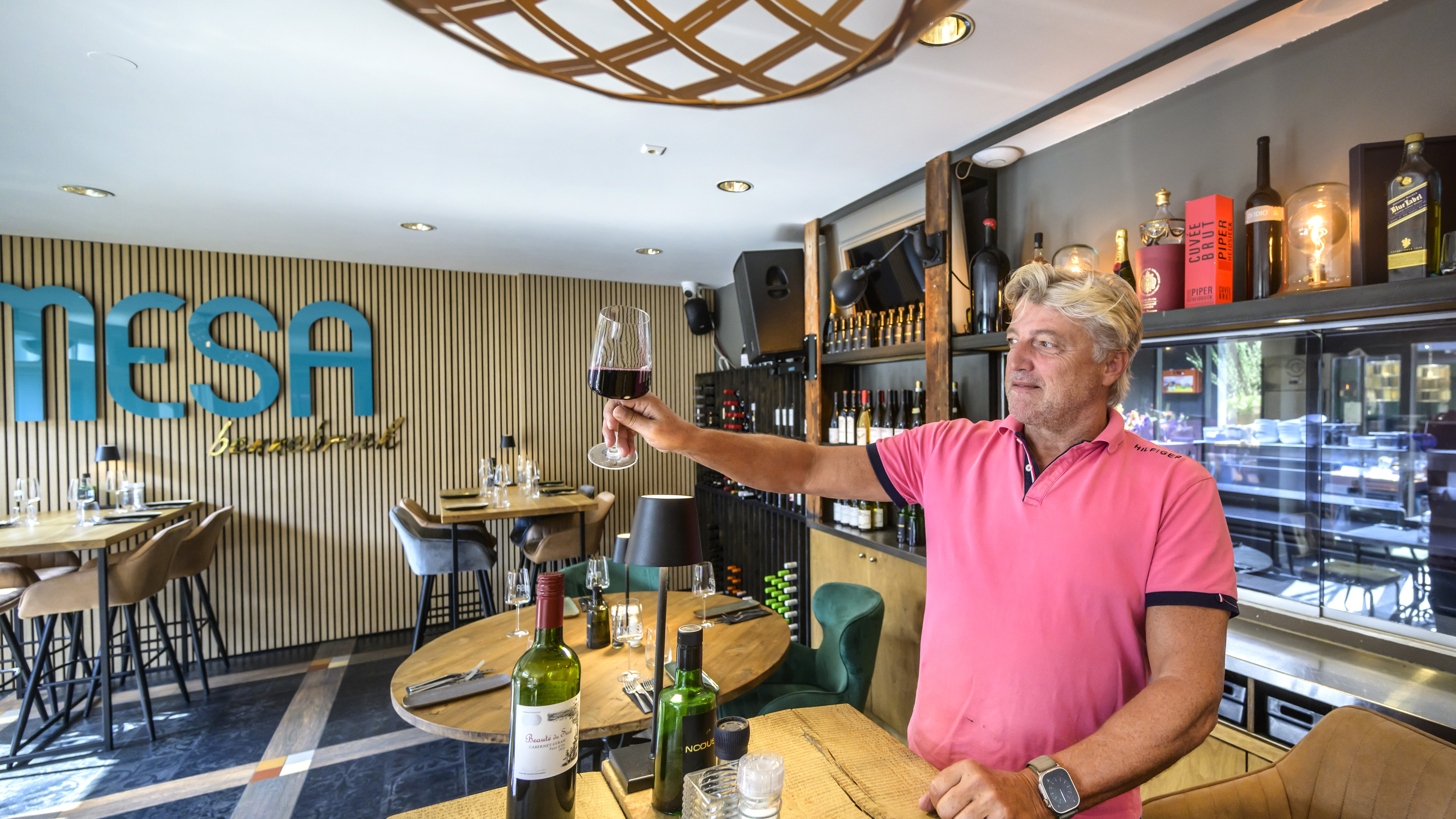Restaurant Mesa heeft ondanks de naam niets met Spanje te maken