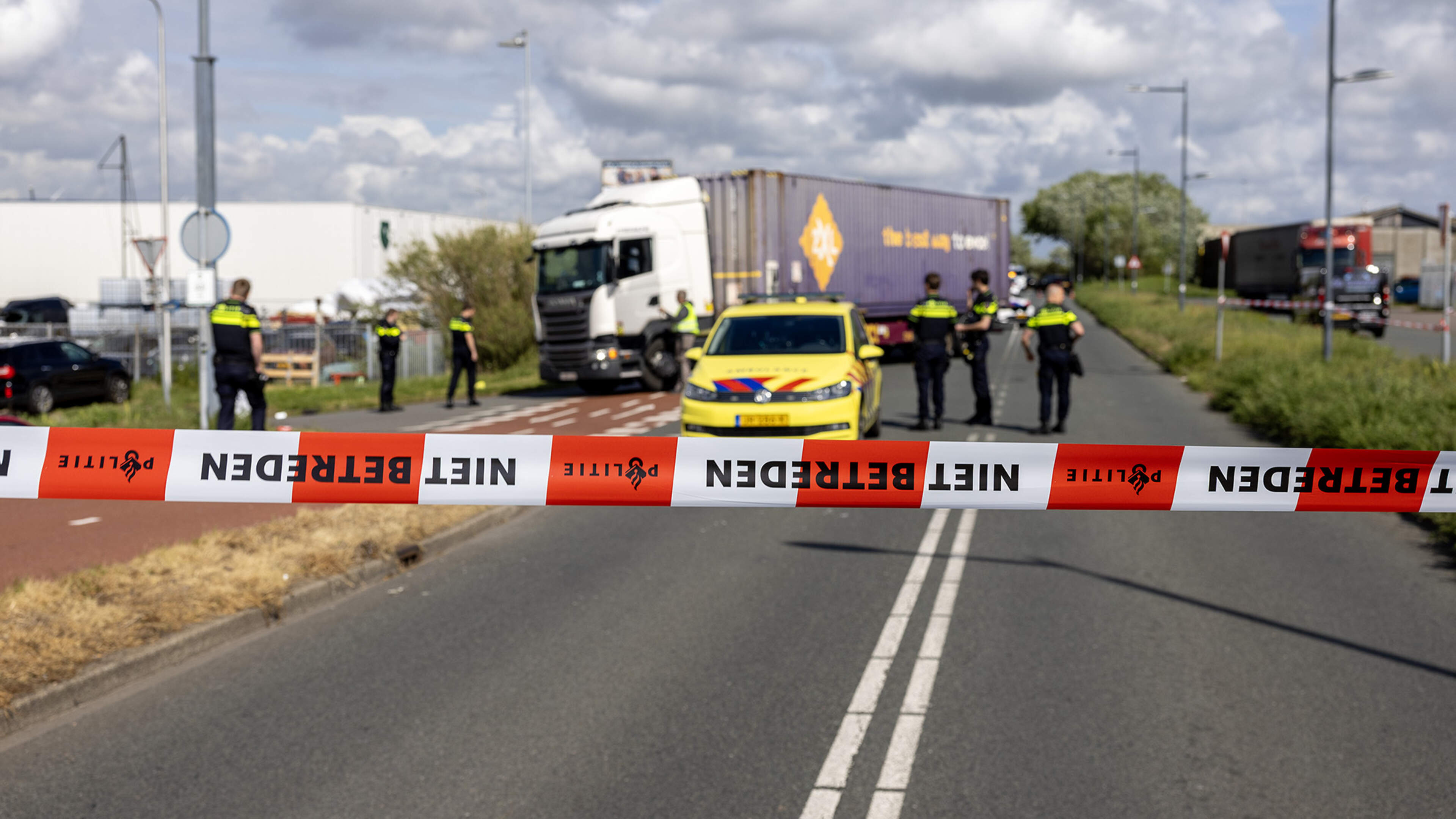 Serious truck accident in IJmuiden