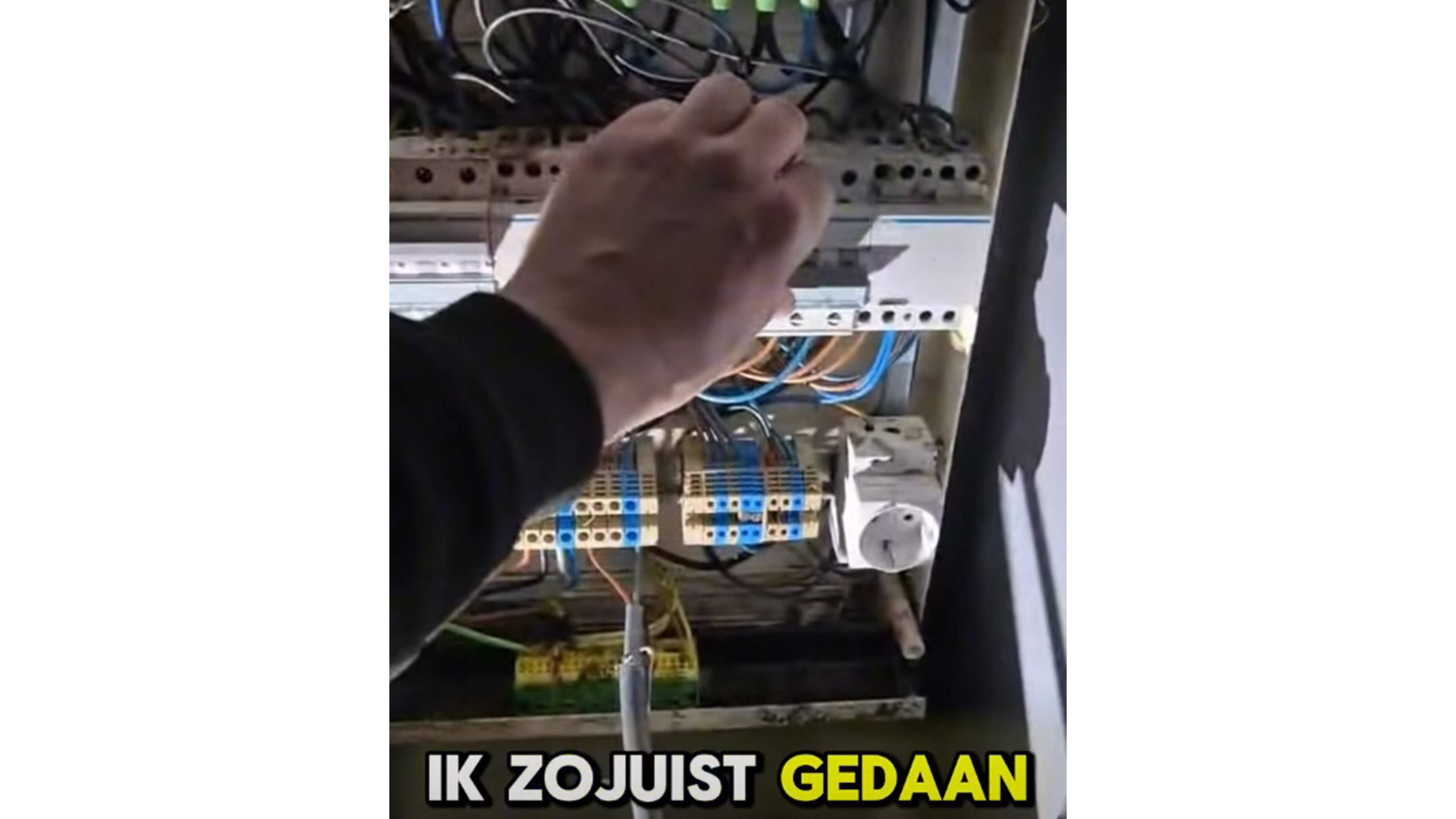 'I am a doer, and an electrician': FVD candidate breaks open meter box to fix lights, residents call it election stunt