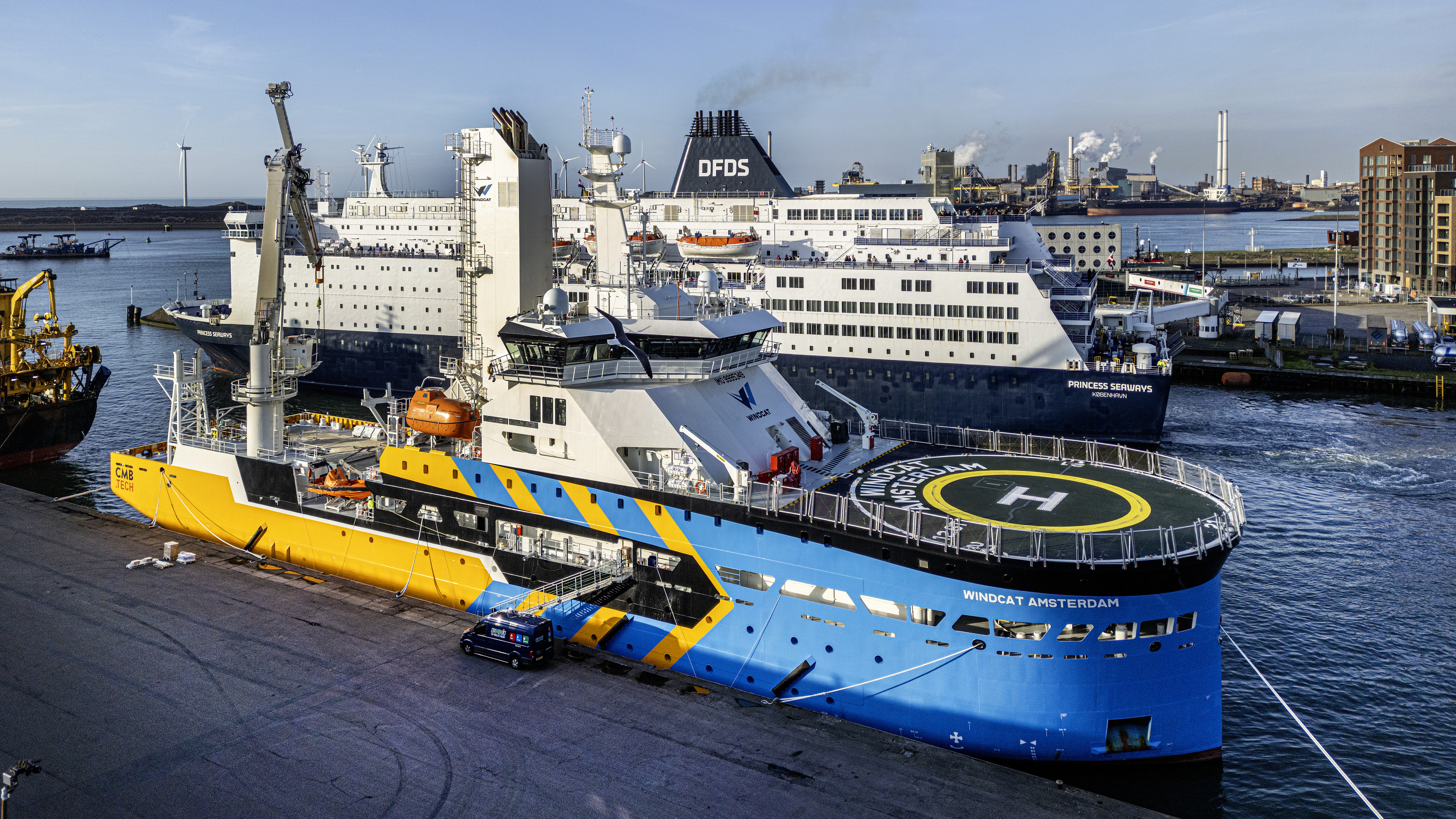 Red carpet for offshore ship of the future, which was almost named Windcat IJmuiden: ‘Not a name that works well in international ports’