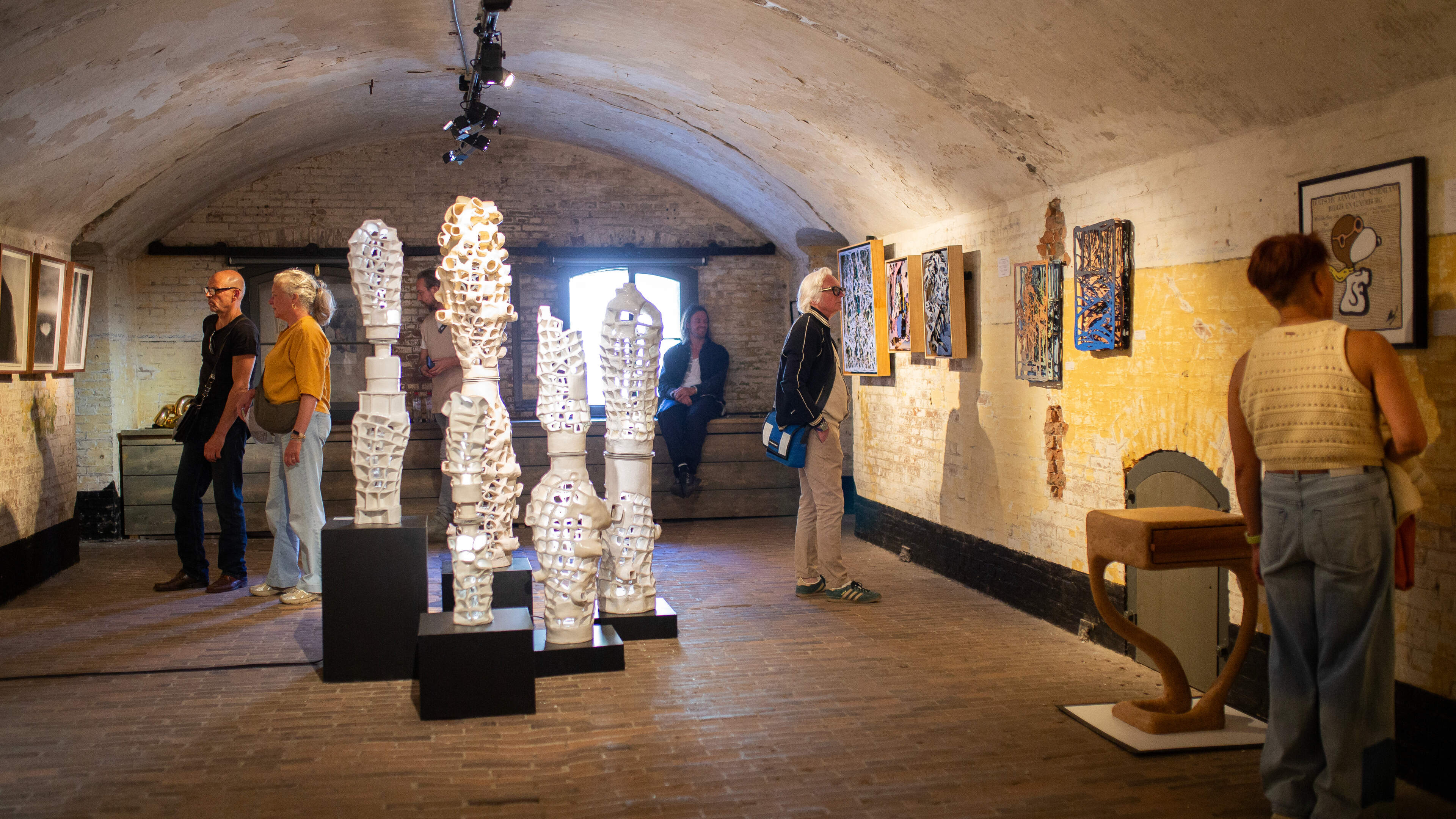 Fort Island transformed into art fair for the weekend: 34 barracks full of art