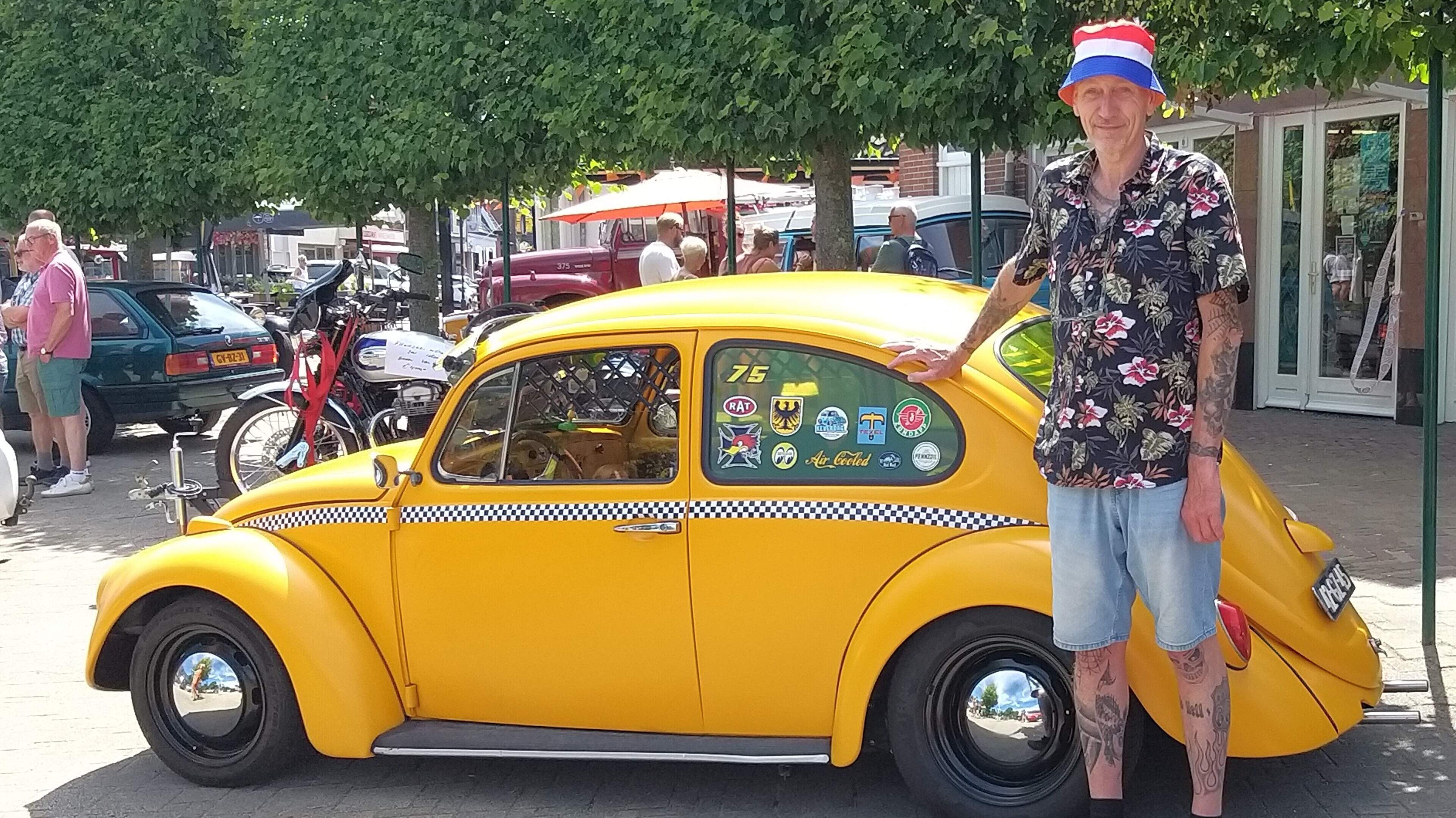 Rinus is a ‘Volkswagen guy’ who travels from show to show. ‘I really wanted a yellow one, and it was quite a search’