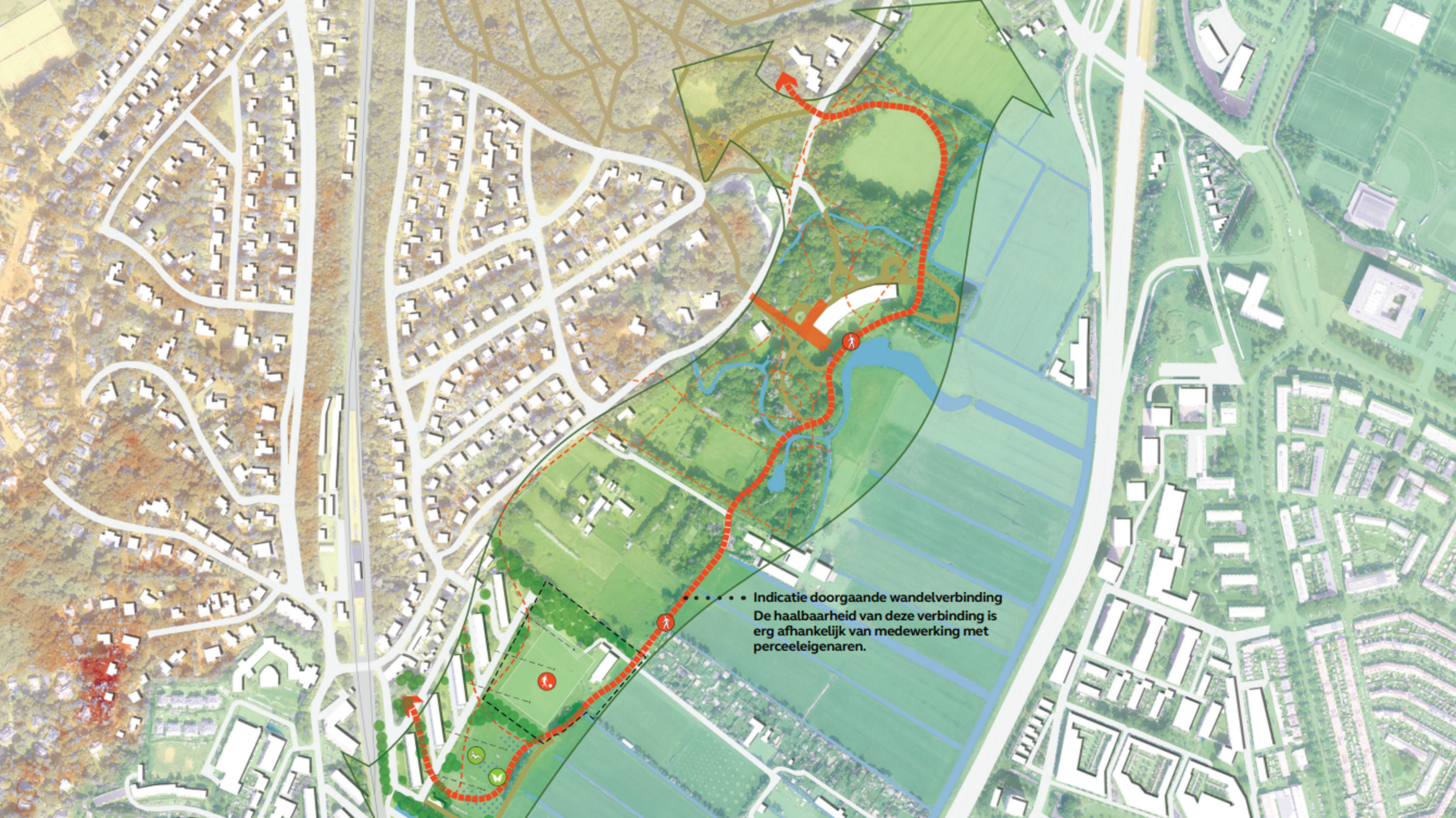 Santpoort-Zuid asylum center site to become neighborhood park; recreational walking path possible