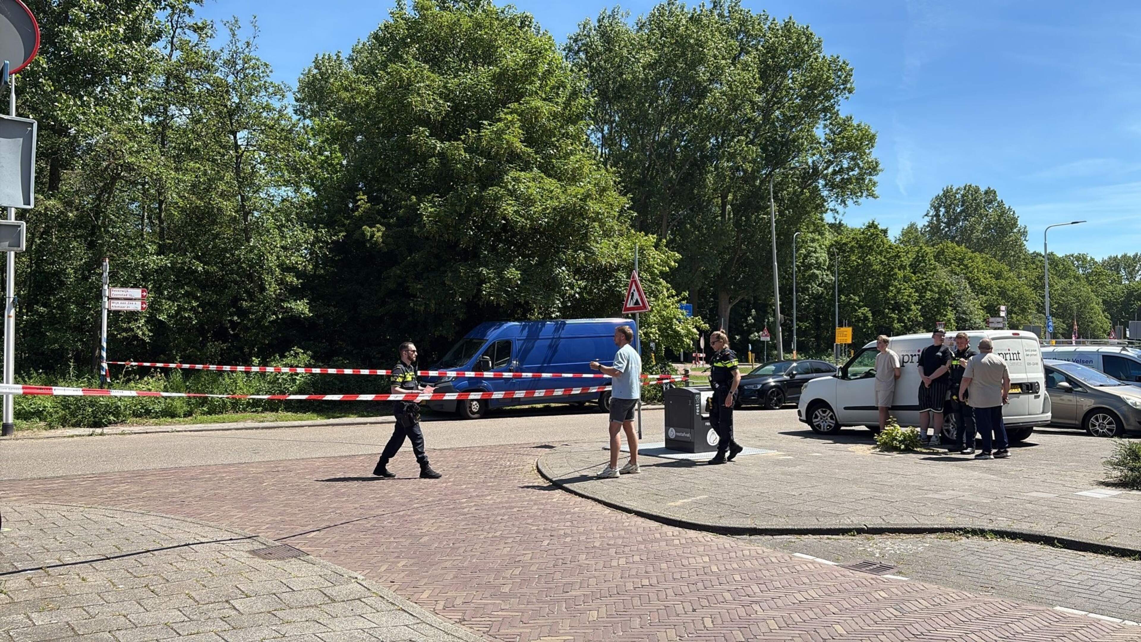 Large police response to possible shooting in Velsen-Noord turns out to be fireworks
