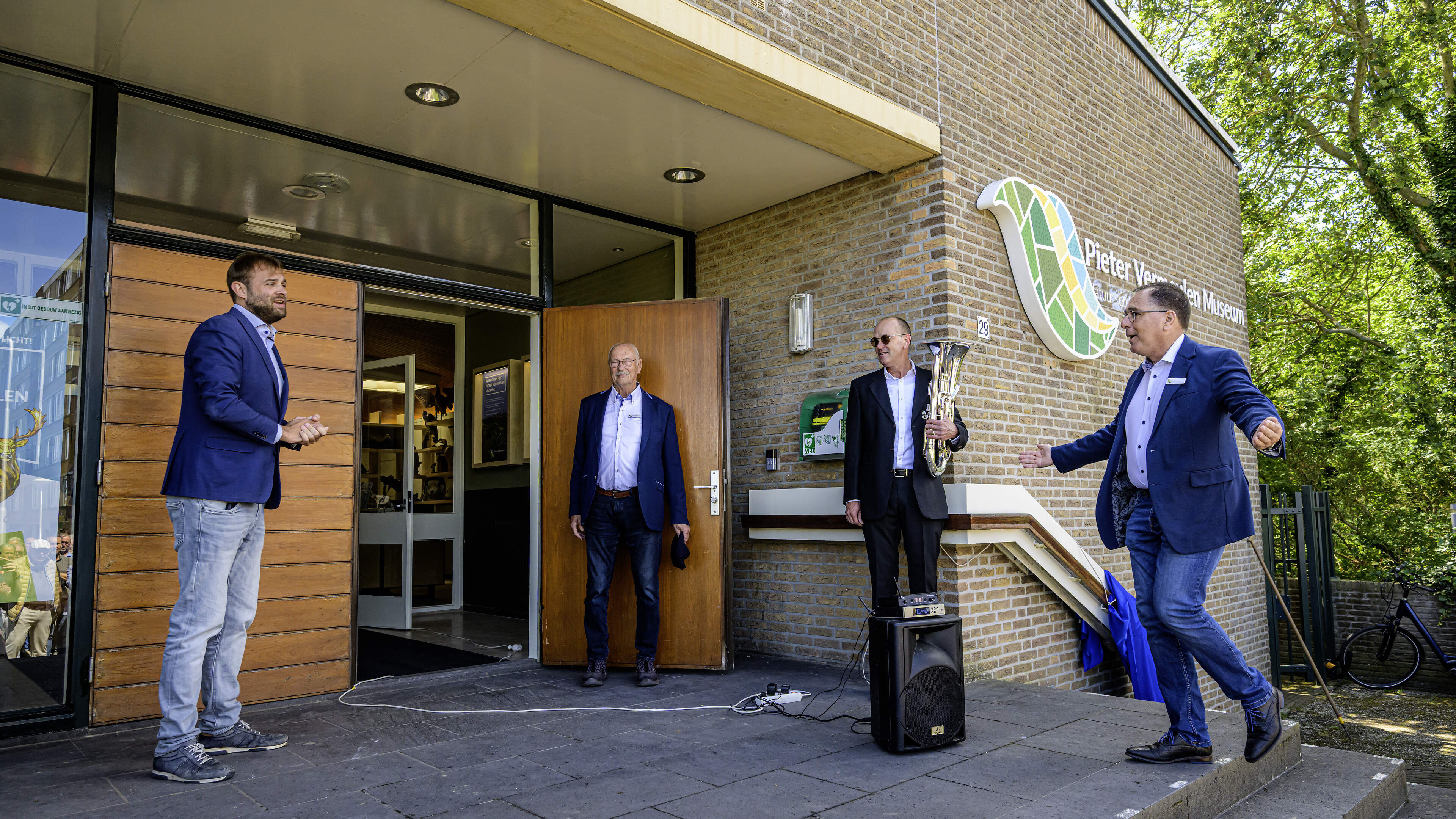 Quirk of nature: No official opening for Pieter Vermeulen Museum after wind blows away unveiling sheet