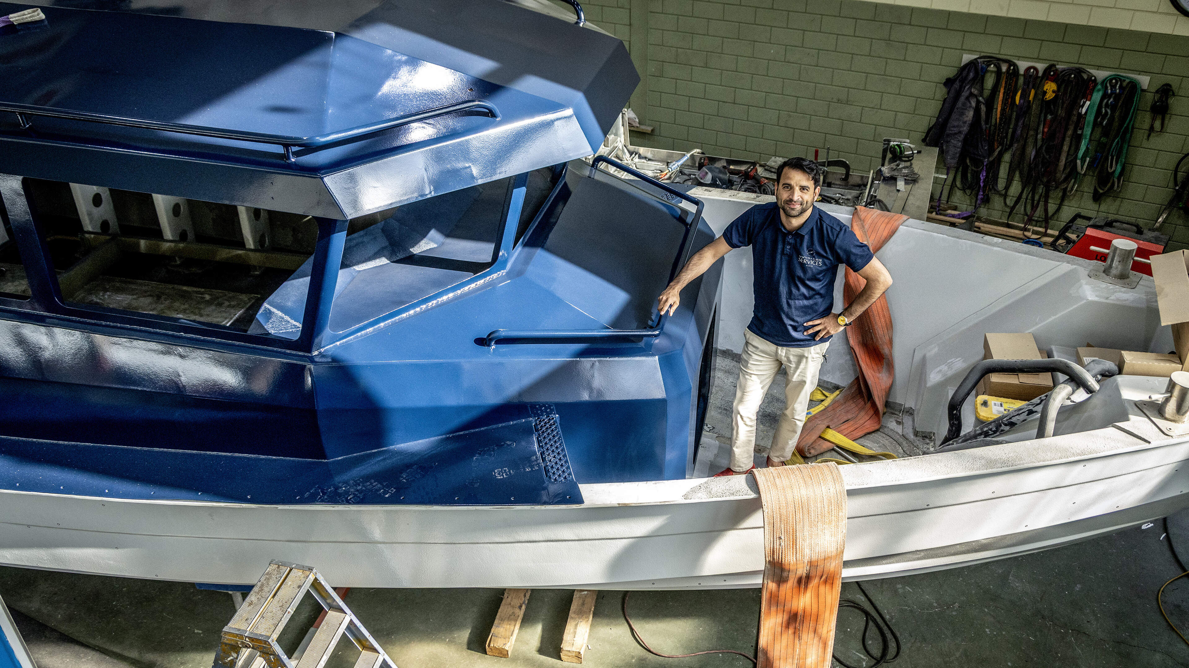 Transport entrepreneur Henk van der Valk is always on the move: ‘We are building a new, larger tender boat’