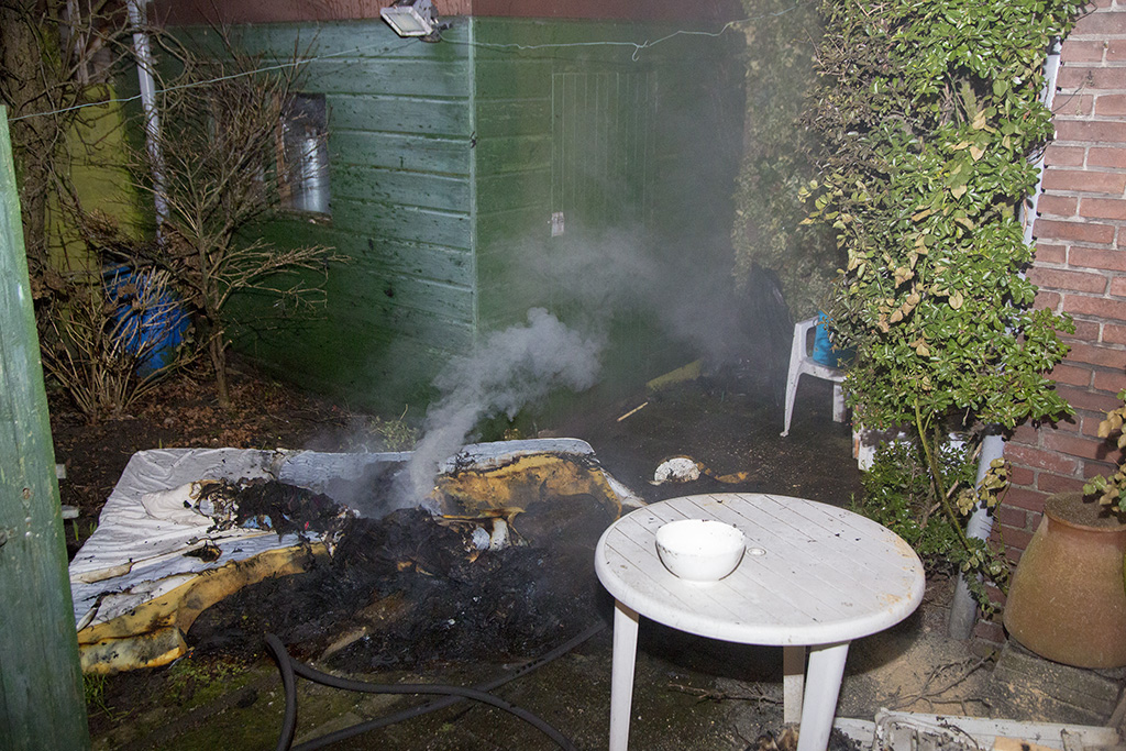 Man gewond bij woningbrand in Santpoort-Zuid