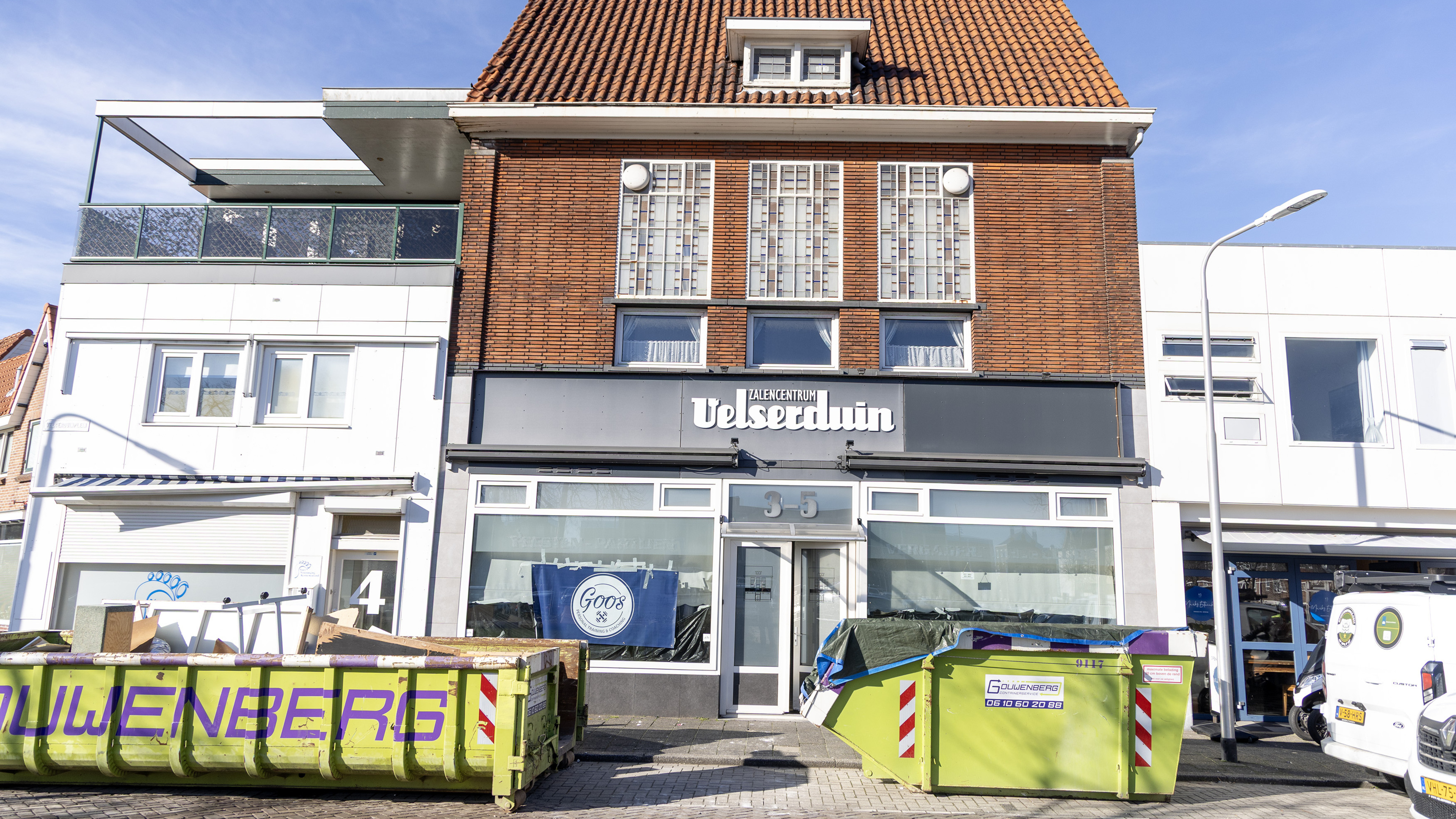 What is happening to the legendary Zalencentrum Velserduin building? Personal training studio Goos PTC takes over