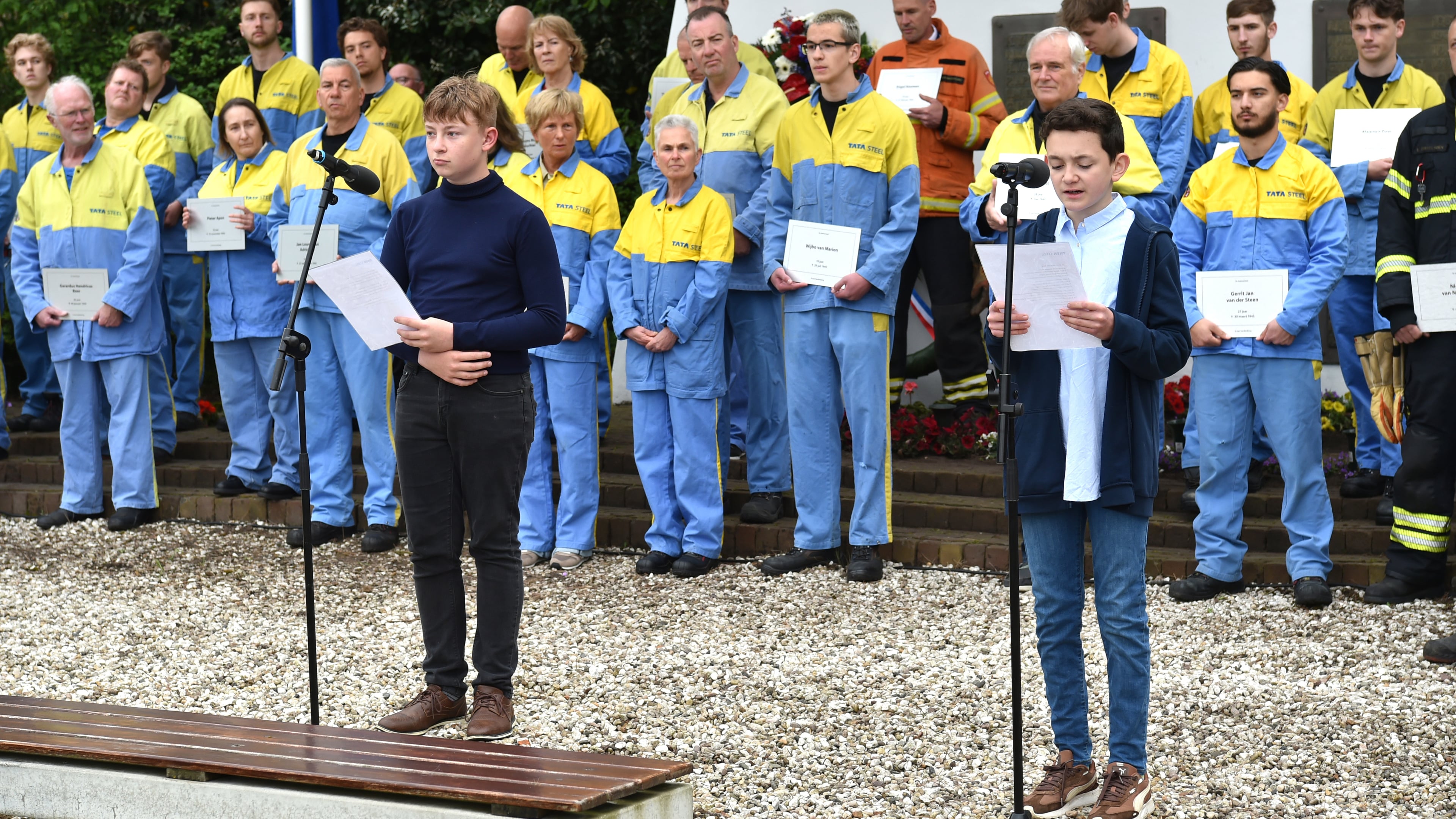 'Gerrit-Jan, 27' remembered at Hoogovens memorial: Young IJmuiden local at center of annual gathering