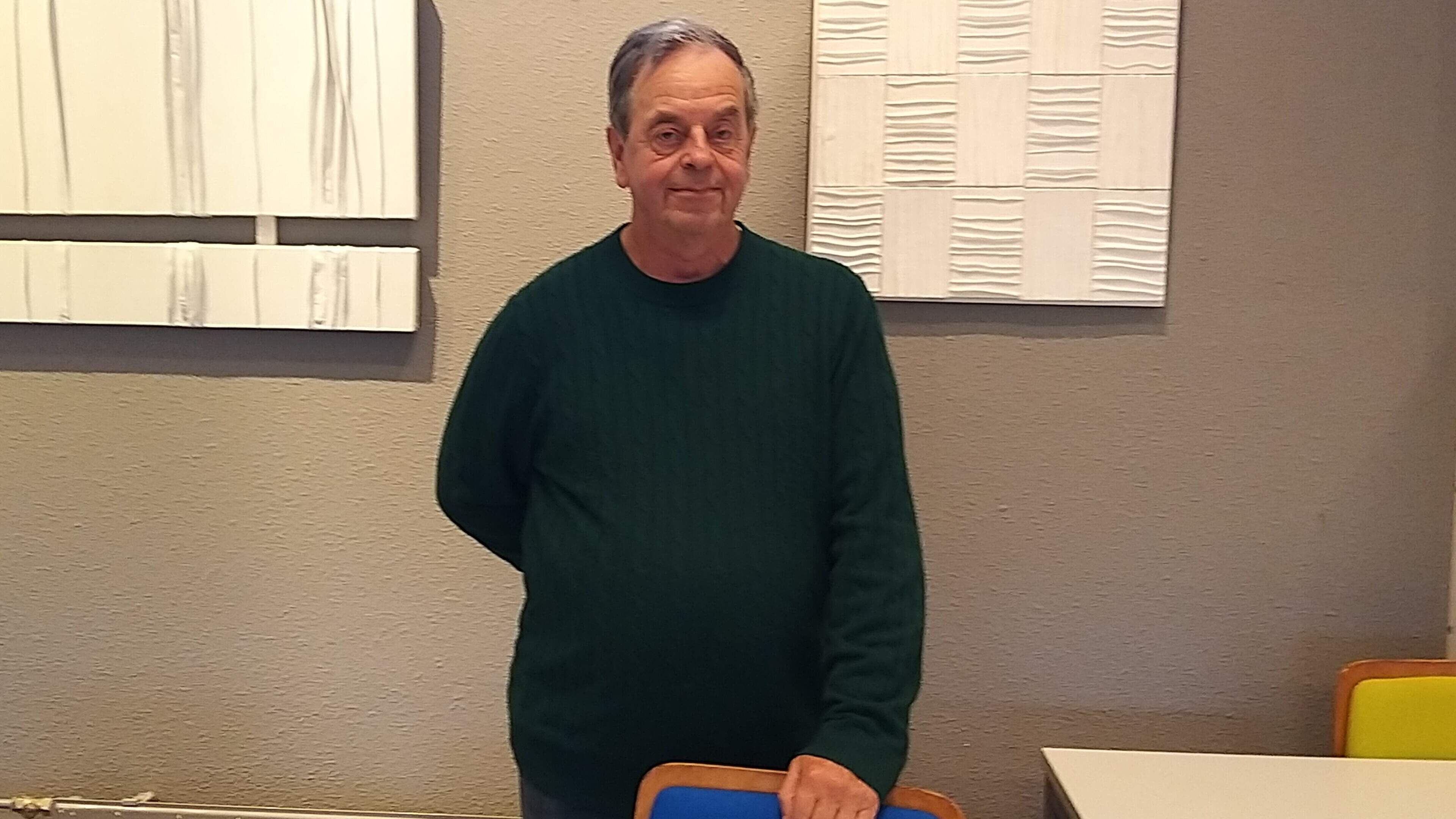 Gerard maakt werk als het leven zelf. ‘Zo’n geplooid stuk speelt met de werking van het licht. Naarm