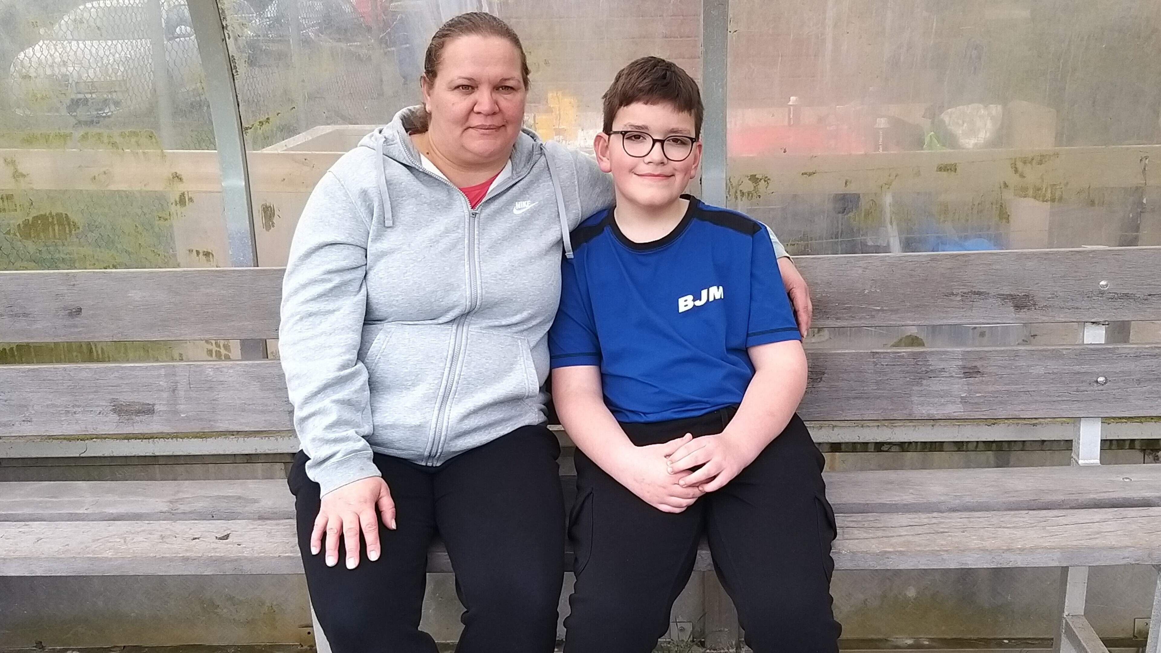 Luciano (10) hopes for a good recovery from surgery: 'I already notice I can run much faster than before'