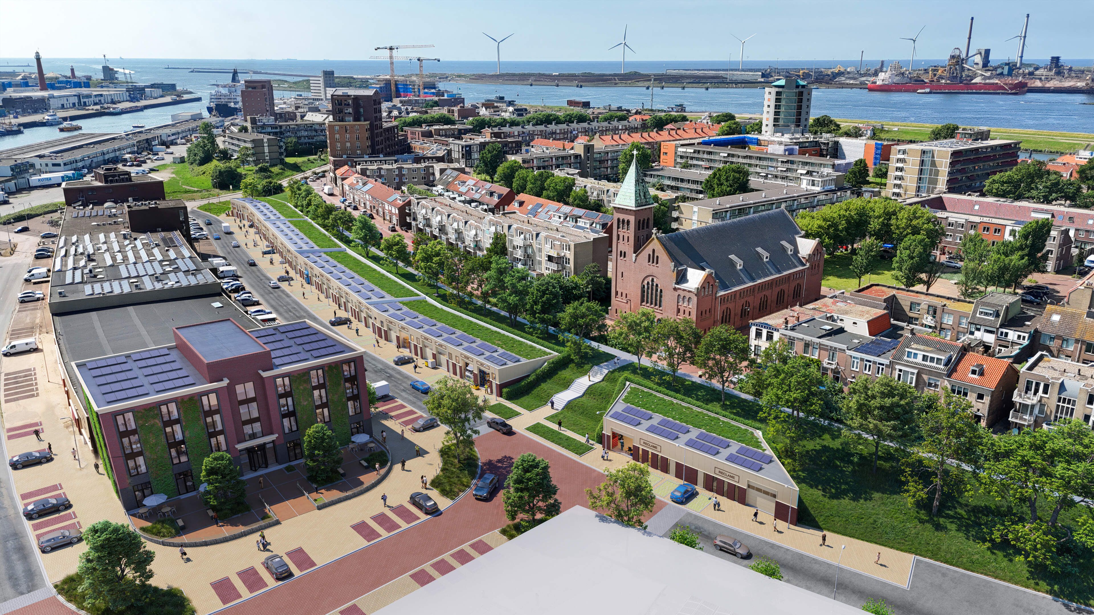 Construction of Port of IJmuiden business park to start in August, residents consulted on relocation of historic stairs