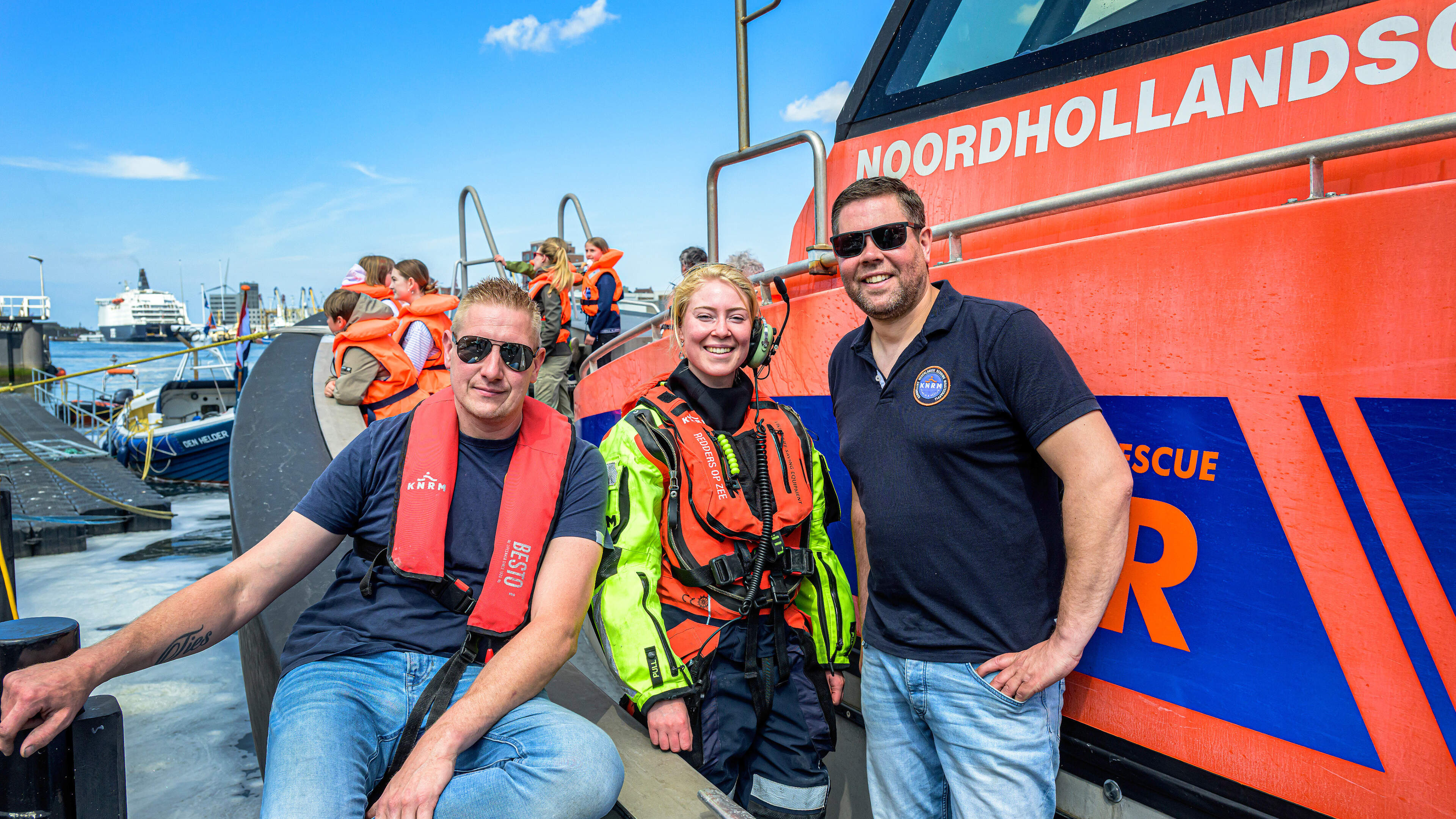 'A boy's adventure at sea': Michael (41) has been a KNRM volunteer in IJmuiden for ten years