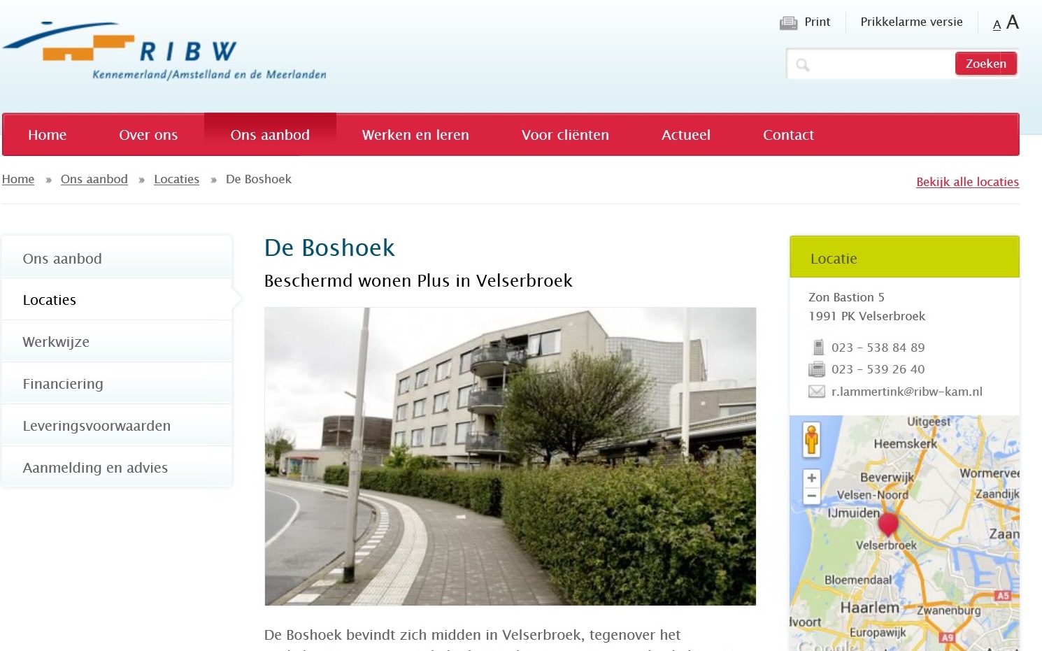 Bewoner zorgcentrum De Boshoek Velserbroek dreigt na val met schadeclaim