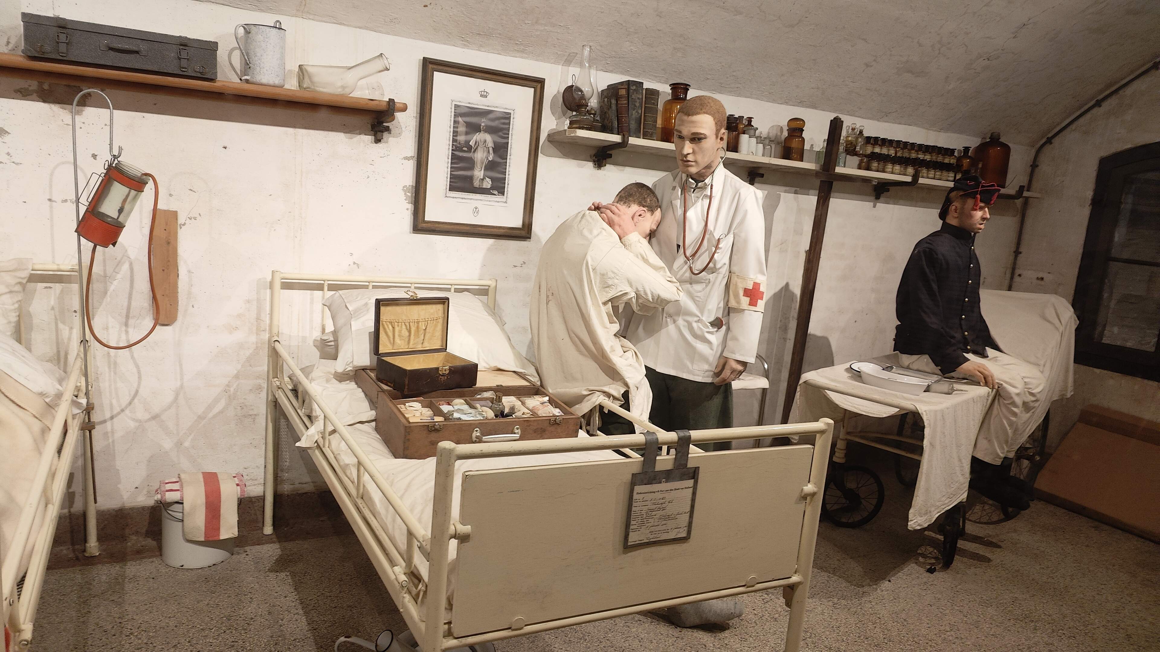 Searching for traces of history during public day at Fort Island IJmuiden